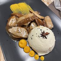 Tofu and cauliflower puree  at MartySpicy in Udine