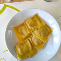 Ravioli ai funghi at Integraldo in Majano