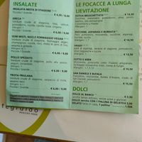 Menù pranzo at Integraldo in Majano