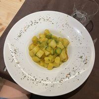 Curry gnocchi  at Integraldo in Majano