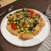 Focaccia bruschettata  at Integraldo in Majano