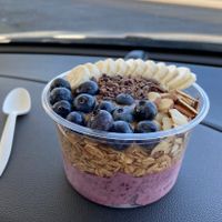 Don’t be deceived, this was a large portion for one person!   at Mountain Berry Bowls in Fruita
