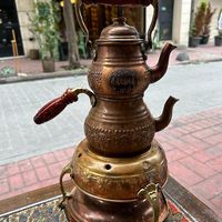 Turkish tea   at Arada Cafe in Istanbul