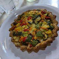 Tarta de zapallitos at Abuela Pan in Buenos Aires