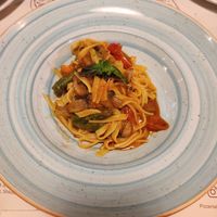 Tagliatelle Primavera at Pizzeria Italia in Shkoder