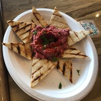 Hummus at Atabey Condado in San Juan