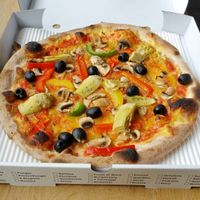 Pizza Giardino at Dieci Pizza in Geneva