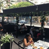 Outdoor seating at Thai 72 in New York City