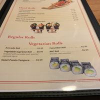 Vegetarian rolls  at Yama Sushi in Anchorage
