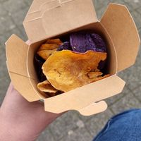 Sweet potatoes chips at Bloom's Heerlen in Heerlen