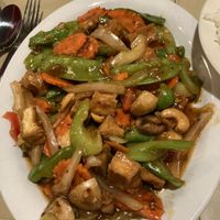 Cashew nut stir fry at Benja Thai and Sushi in St George
