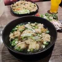 Vegan chicken pho at Vnam in Manchester