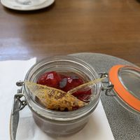 Vegan chocolate pot at Howies in Edinburgh