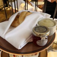 The most delicious warm sultana scones #Veganuary at Gotham in Manchester