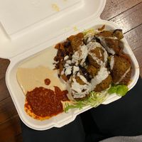 spicy falafel box at Taste of Cambridge - Food Van in Cambridge