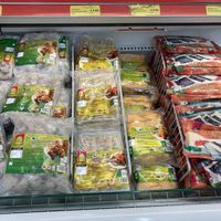 Freezer mock meats  at Wing Yip in Manchester