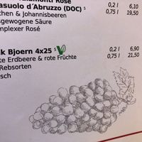 vegan wine  at Pinsa Manufaktur in Ludwigsburg