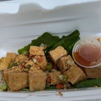 Extra tofu side at Pho Vina in Burien