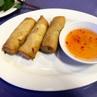 Vegan egg rolls at Pho Vina in Burien