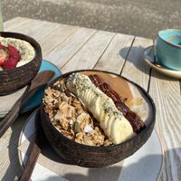 Praline bowl   at Fins Beach Cafe in Sandown