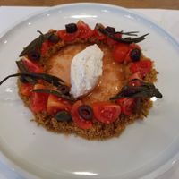 Creta salad at 5SENSES Restaurant in Santorini