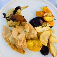 Planted Chicken at 5SENSES Restaurant in Santorini