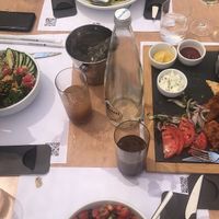 All of our dishes with the chick n’ peas  at 5SENSES Restaurant in Santorini