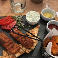 Vegan kebab  at 5SENSES Restaurant in Santorini