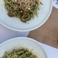 pesto pasta at 5SENSES Restaurant in Santorini