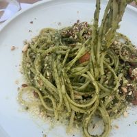pesto pasta at 5SENSES Restaurant in Santorini