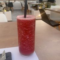Fruit smoothie  at 5SENSES Restaurant in Santorini