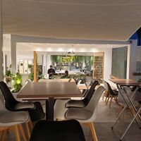 The restaurant at 5SENSES Restaurant in Santorini