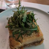 Moussaka at 5SENSES Restaurant in Santorini