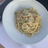 Carbonara  at 5SENSES Restaurant in Santorini