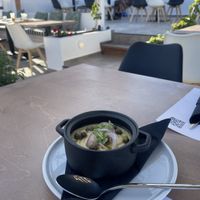 Fava beans  at 5SENSES Restaurant in Santorini