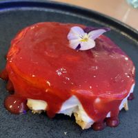 Cheescake  at 5SENSES Restaurant in Santorini