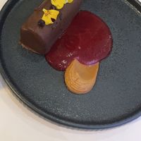 Raw chocolate cake   at 5SENSES Restaurant in Santorini