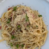carbonara   at 5SENSES Restaurant in Santorini