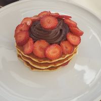 Pancakes :( at 5SENSES Restaurant in Santorini