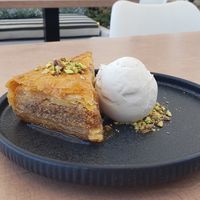 Perfect baklava ❤❤❤ at 5SENSES Restaurant in Santorini