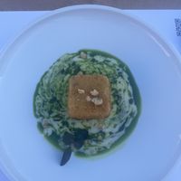 Polenta cake  at 5SENSES Restaurant in Santorini