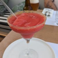 Strawberry daiquiri   at 5SENSES Restaurant in Santorini