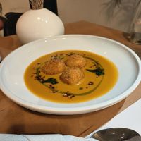 Fasolada Arancini at 5SENSES Restaurant in Santorini