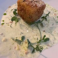 Polenta at 5SENSES Restaurant in Santorini