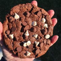 Triple chocolate brownie cookie at The Little Brownie in Rochester