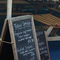 Special of gazpacho  at The Olive Tree in Sutton Green