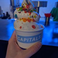 Non-dairy with Fruity Pebbles at Capitals Ice Cream in Oklahoma City