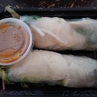 Summer rolls at Thai Village of Liverpool in Liverpool