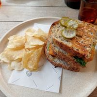 Pumpkin toastie at The Autumn Rooms in Cooks Hill