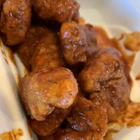 Nuggets done Nashville hot style  at Project Pollo - Anderson Lane in Austin